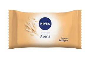 Jabón de Barra NIVEA Avena Pack 3x125 g
