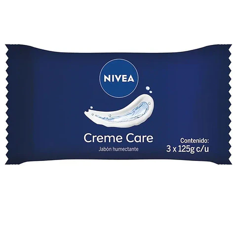 Jabón de Barra NIVEA Creme Care Pack 3x125 g