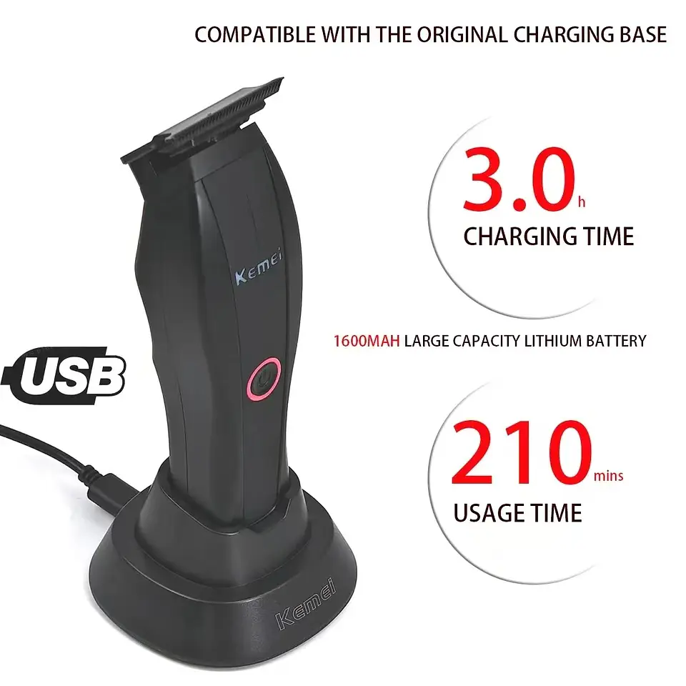 Máquina Cortapelos Trimmer - KEMEI 2295 2