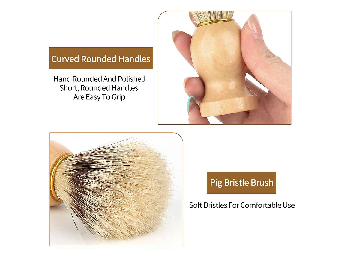 Brocha de Afeitar #3 – Cerda Natural 2