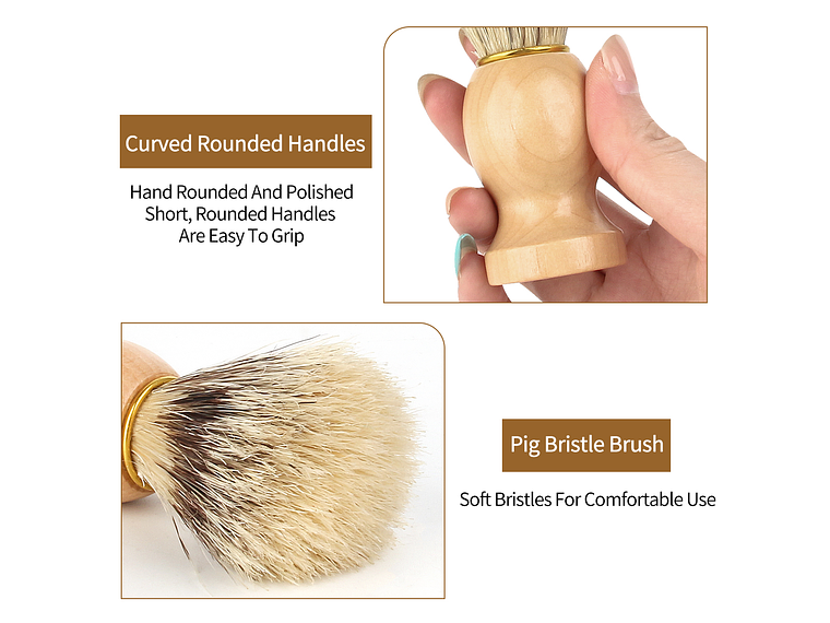 Brocha de Afeitar #3 – Cerda Natural 2