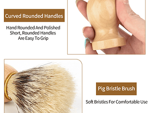 Brocha de Afeitar #3 – Cerda Natural