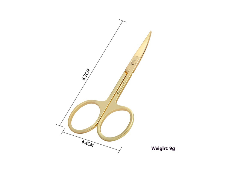 Tijera para Cejas y Barba - Punta Curva 1
