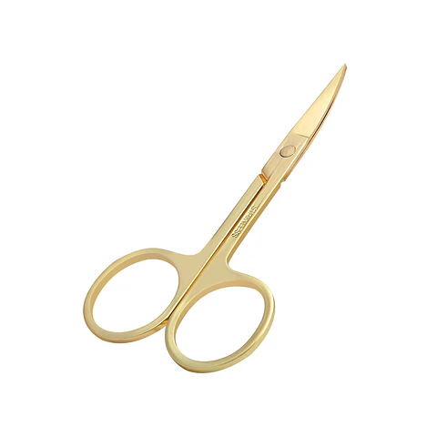 Tijera para Cejas y Barba - Punta Curva