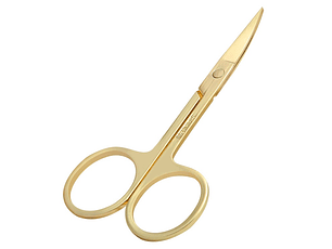 Tijera para Cejas y Barba - Punta Curva