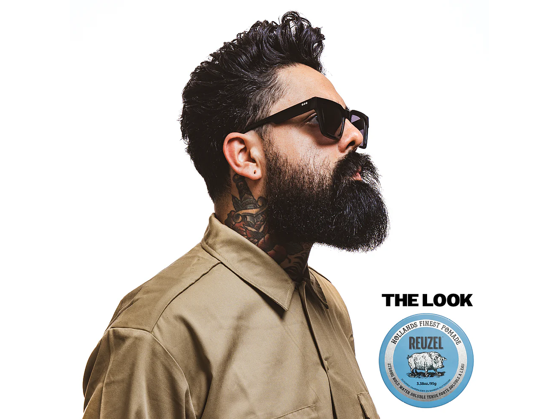 Pomada REUZEL Pomada Azul Strong Hold 4