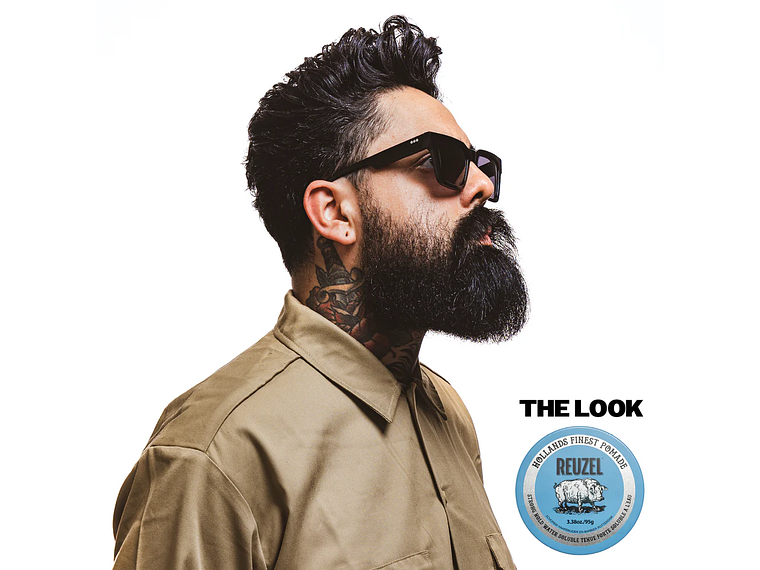 Pomada REUZEL Pomada Azul Strong Hold 4