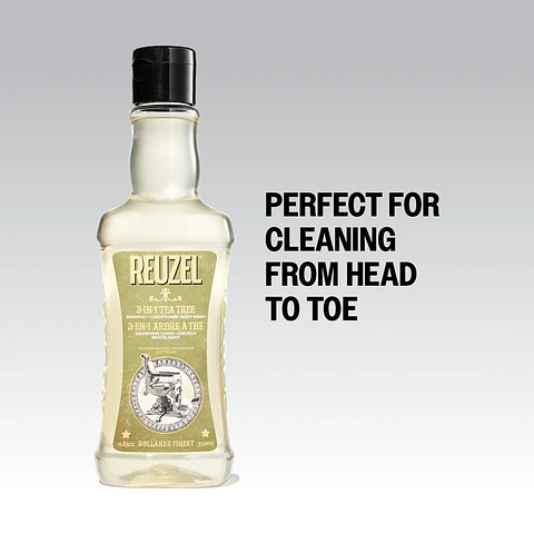 Gel de Ducha REUZEL 3 en 1 Tea Tree 350 ml