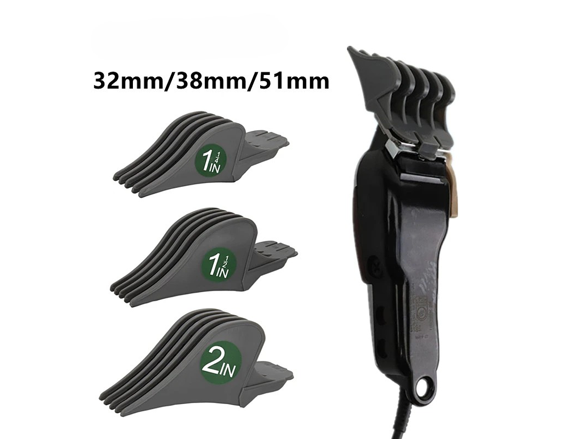 Set 3 Peines Grandes para Máquinas Clippers Cortapelos 3