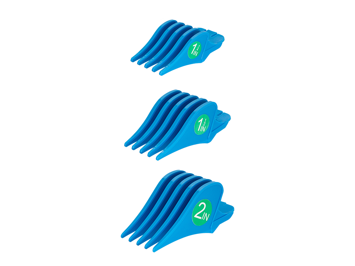 Set 3 Peines Grandes para Máquinas Clippers Cortapelos 2