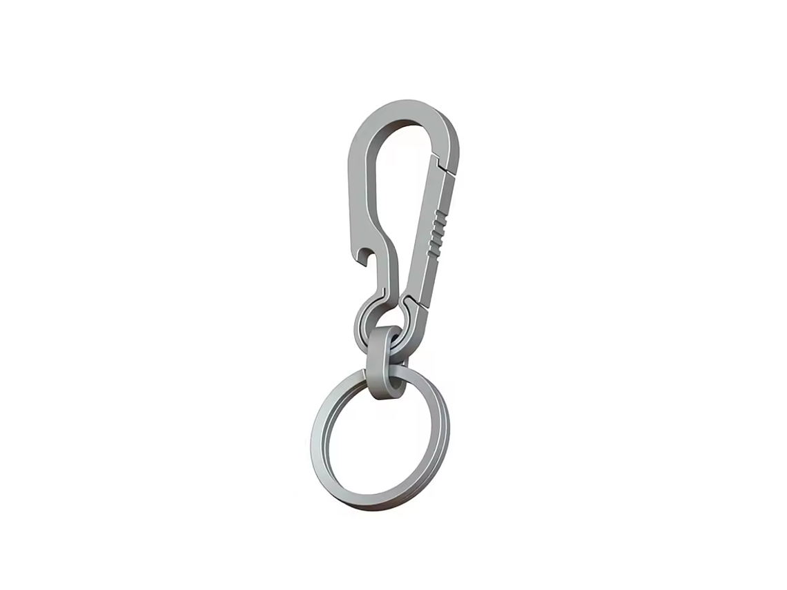Llavero Mosquetón de Titanio 1