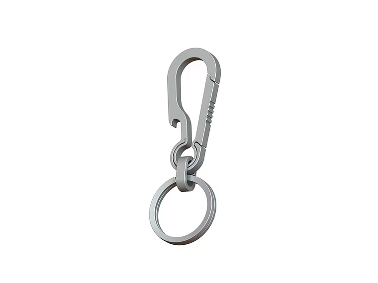 Llavero Mosquetón de Titanio 1