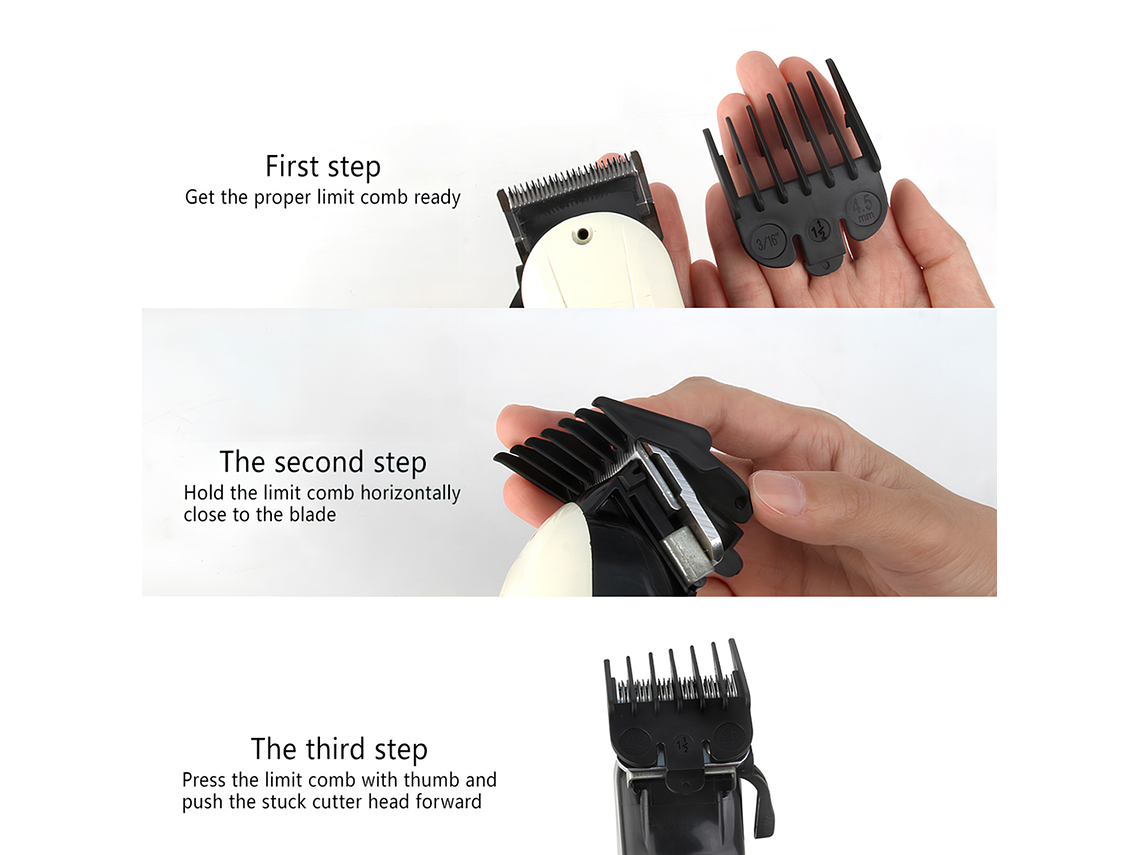 Peines Especiales Patillas - Taper para Clippers 3