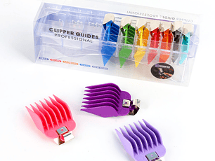 Set 8 Peines Metálicos con Caja Transparente