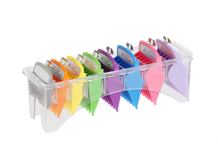 Set 8 Peines Metálicos con Caja Transparente 2