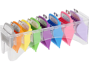 Set 8 Peines Metálicos con Caja Transparente