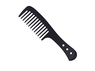 Peineta de Dientes Anchos con Mango