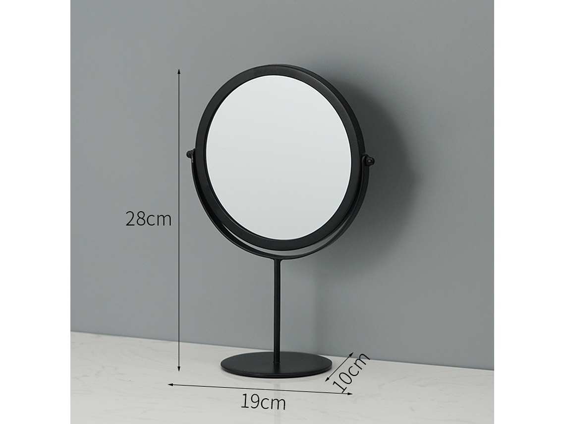 Espejo Circular Metálico con Base 4