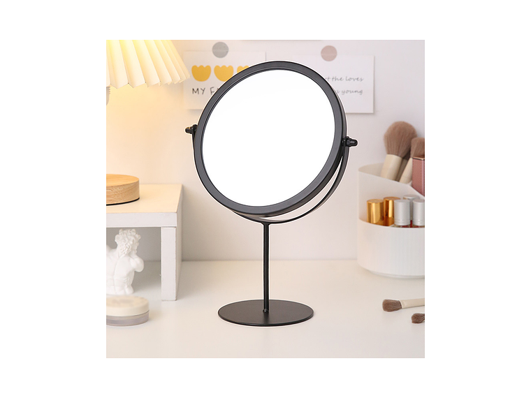 Espejo Circular Metálico con Base 2