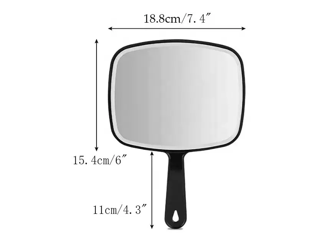 Espejo de Mano Redondeado 3