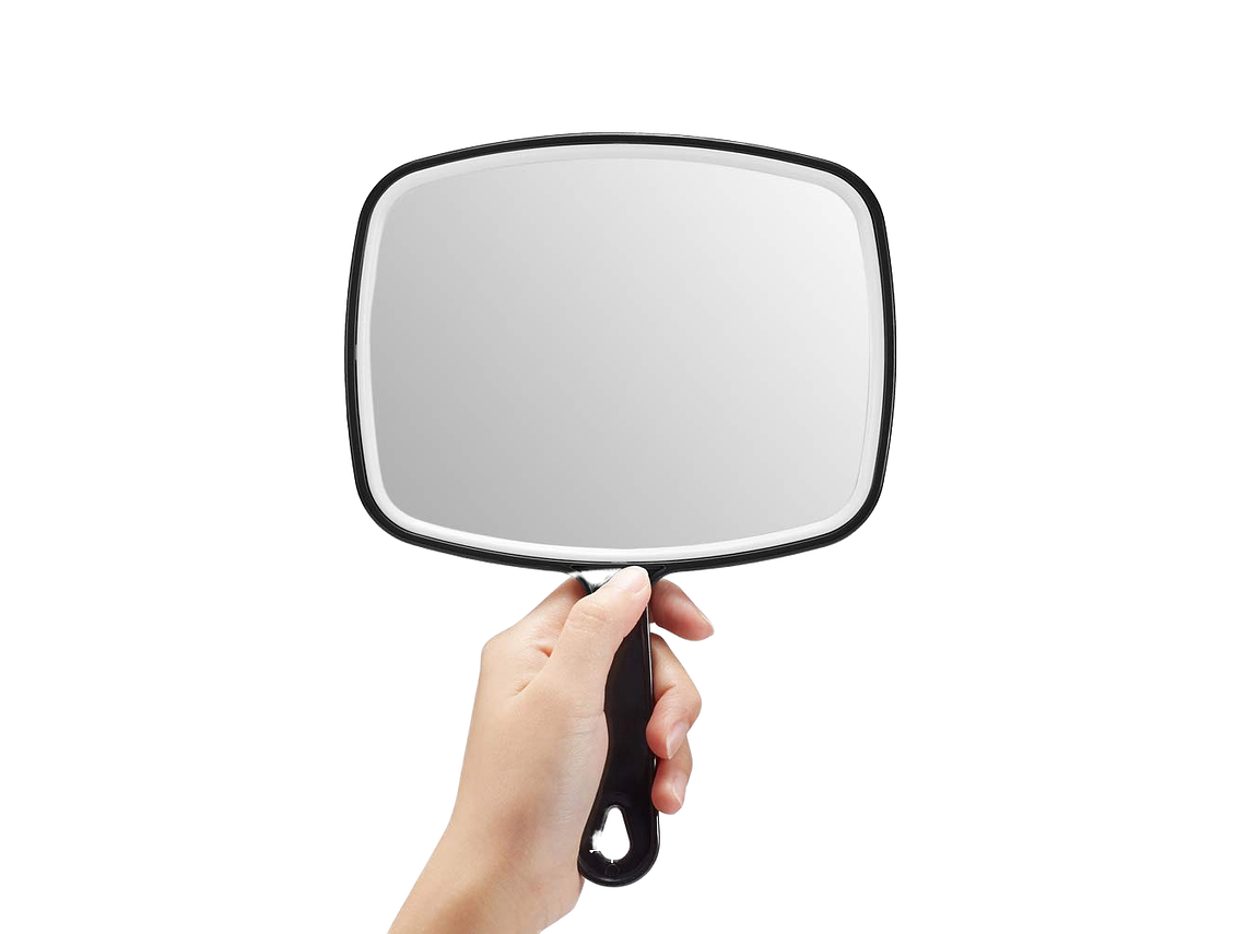 Espejo de Mano Redondeado 1