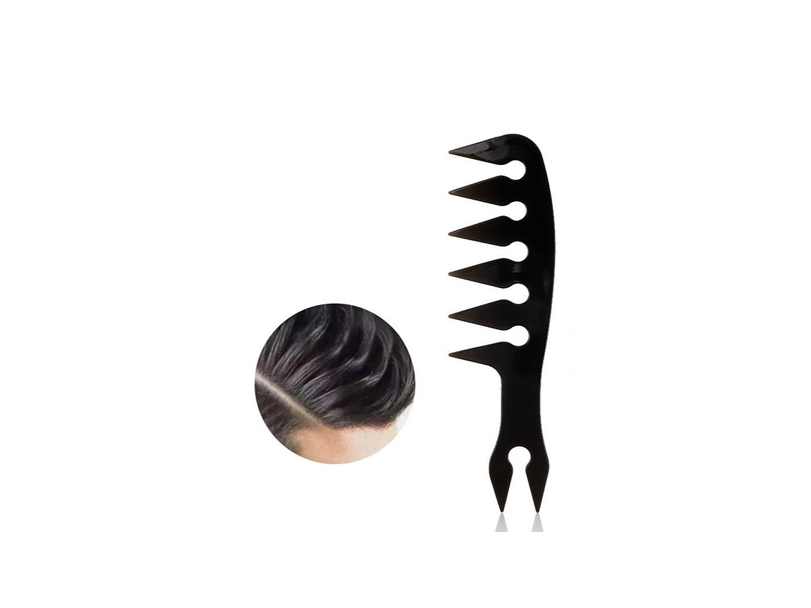 Peineta Doble de Dientes Extra Anchos 2