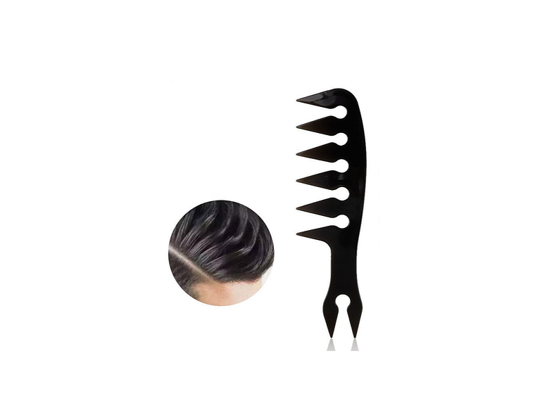 Peineta Doble de Dientes Extra Anchos 2