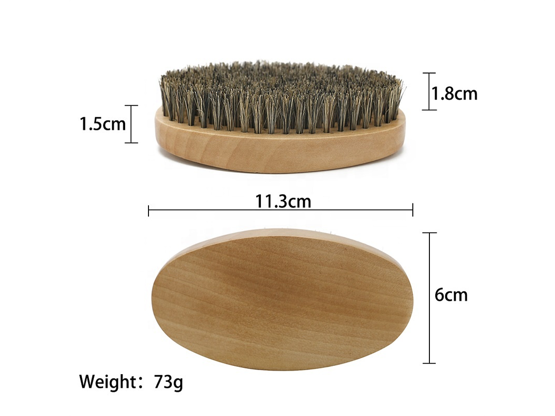 Cepillo de Barba #1 Ovalado - Jabalí 3