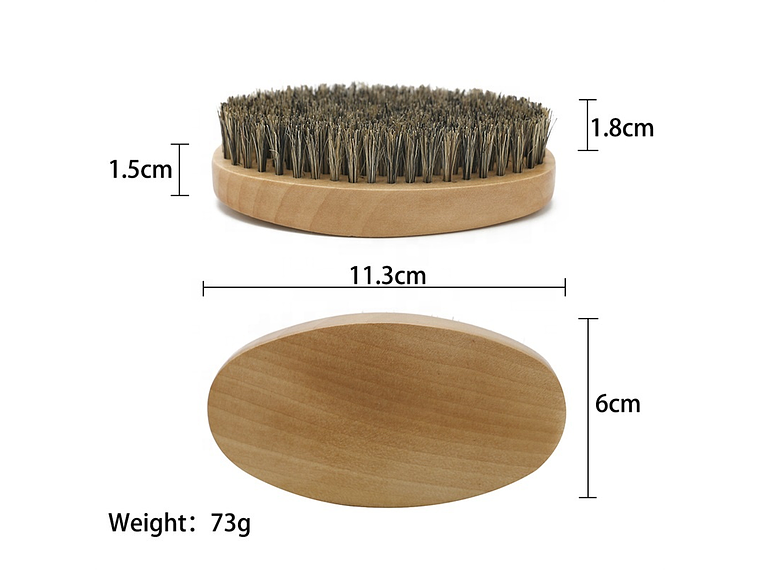 Cepillo de Barba #1 Ovalado - Jabalí 3