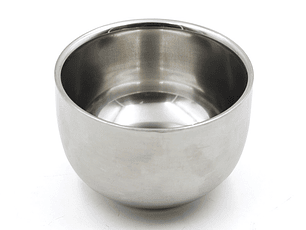 Bol de afeitar #1 - Cuenco de Acero Inoxidable
