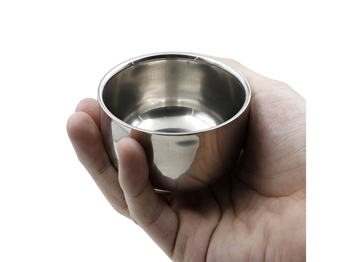 Bol de afeitar #1 - Cuenco de Acero Inoxidable 2