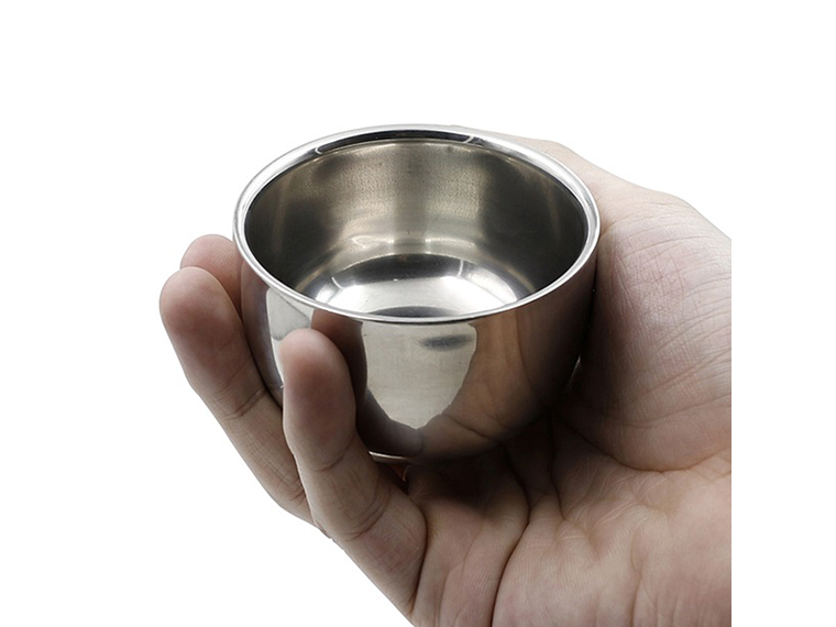 Bol de afeitar #1 - Cuenco de Acero Inoxidable 2