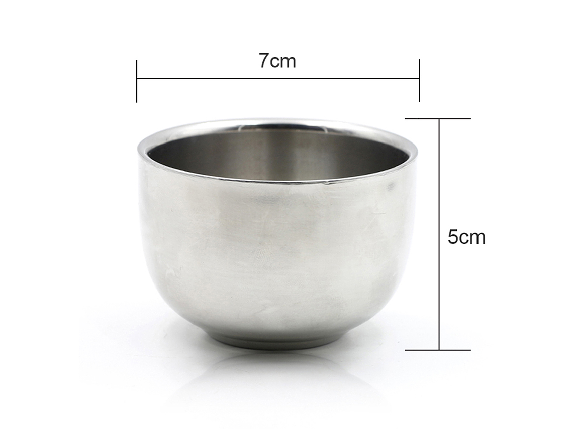 Bol de afeitar #1 - Cuenco de Acero Inoxidable 3