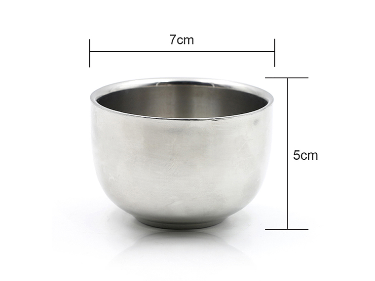 Bol de afeitar #1 - Cuenco de Acero Inoxidable 3