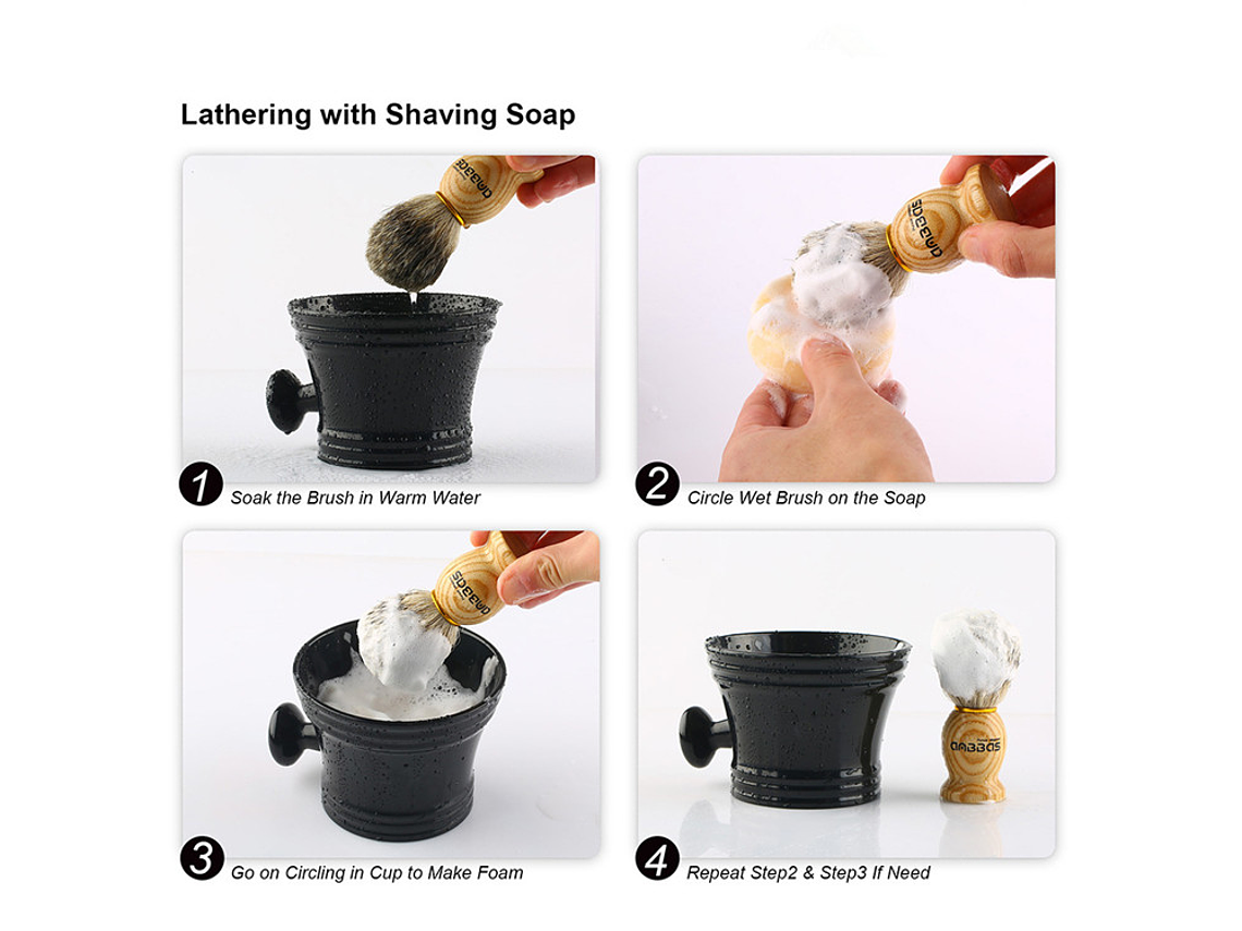 Bol de Afeitar #2 - Cuenco Grande con Sujetador 2