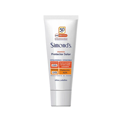 Protector Solar SIMOND'S Solar SPF 50 Protector Crema Pomo 50 ml