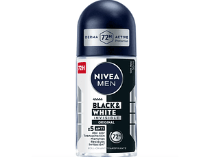 Desodorante Roll On NIVEA FOR MEN Black & White Original