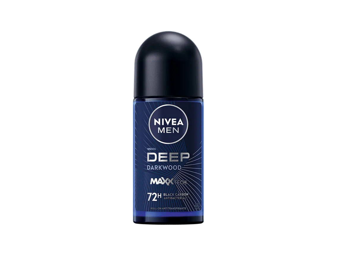 Desodorante Roll On NIVEA FOR MEN Deep Black Carbon 1