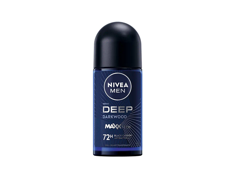 Desodorante Roll On NIVEA FOR MEN Deep Black Carbon 1