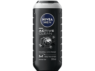 Gel de Ducha NIVEA MEN Active Clean 250 ml