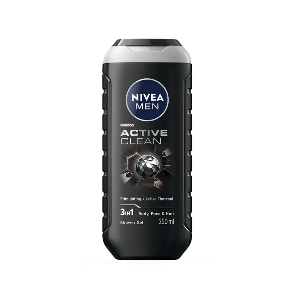 Gel de Ducha NIVEA MEN Active Clean 250 ml 1