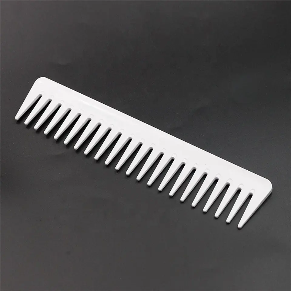 Peineta Blanca de Dientes Anchos 1