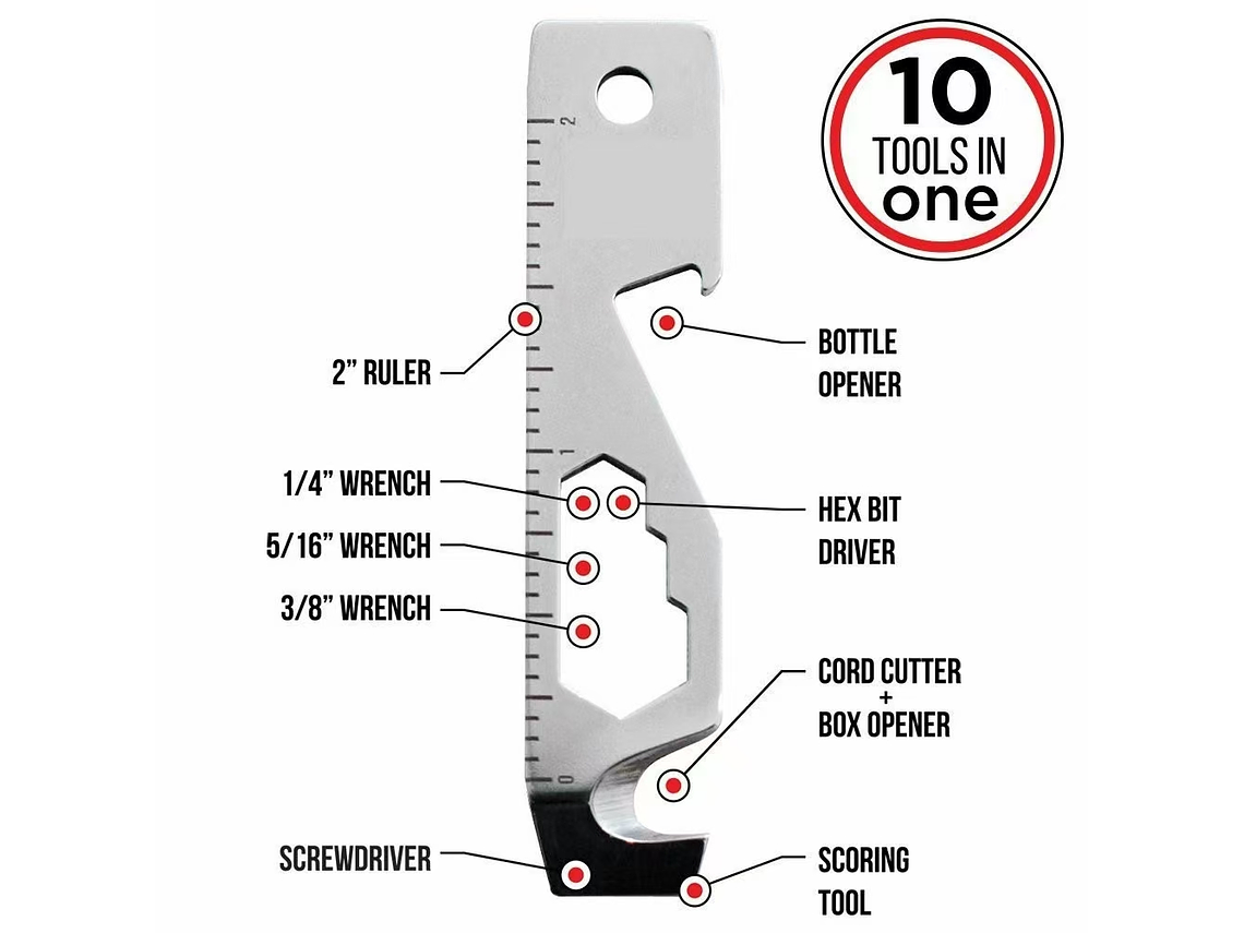 Mini Palanca EDC 10 en 1 3