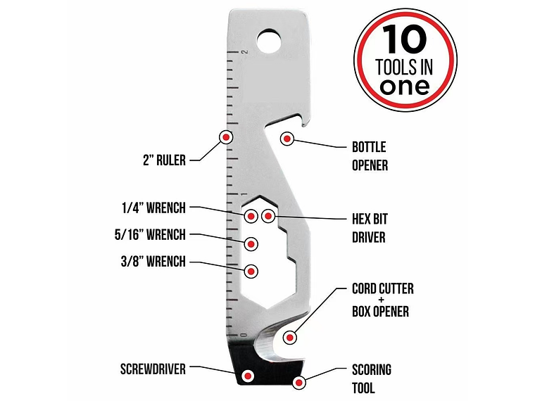 Mini Palanca EDC 10 en 1 3