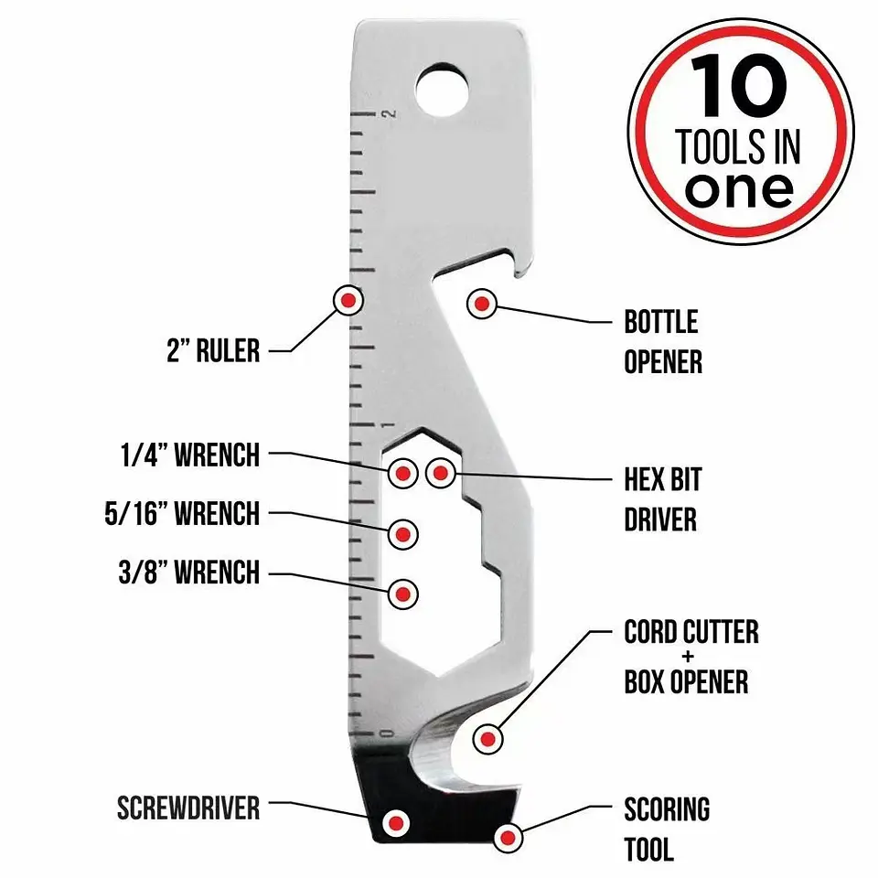 Mini Palanca EDC 10 en 1 3