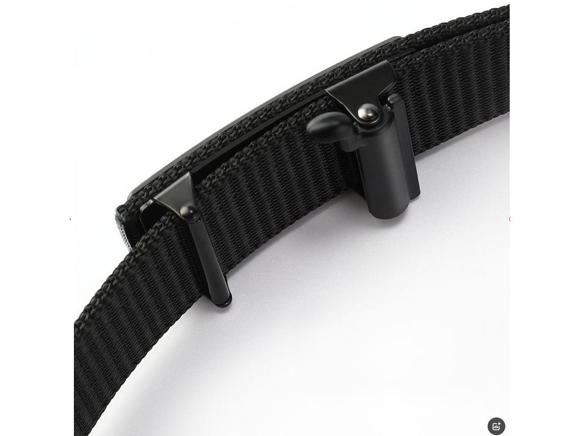 Cinturon Negro Táctico Nylon 2