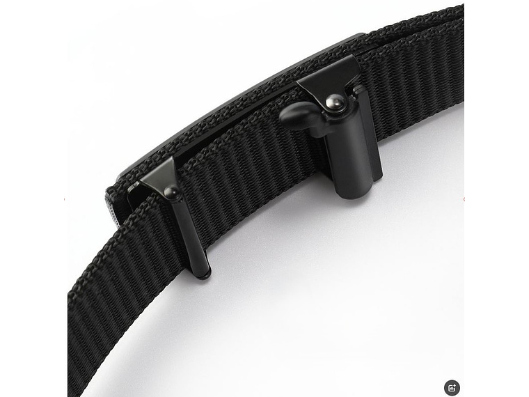 Cinturon Negro Táctico Nylon 2