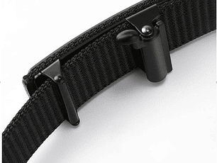 Cinturon Negro Táctico Nylon