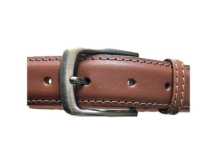 Cinturón de Cuero Natural - Café 1