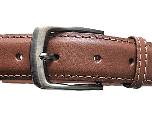 Cinturón de Cuero Natural - Café